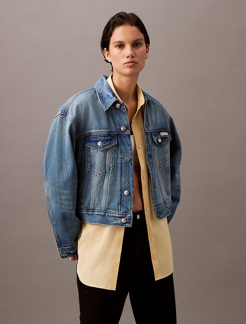 90s Denim Trucker Jacket Product Image