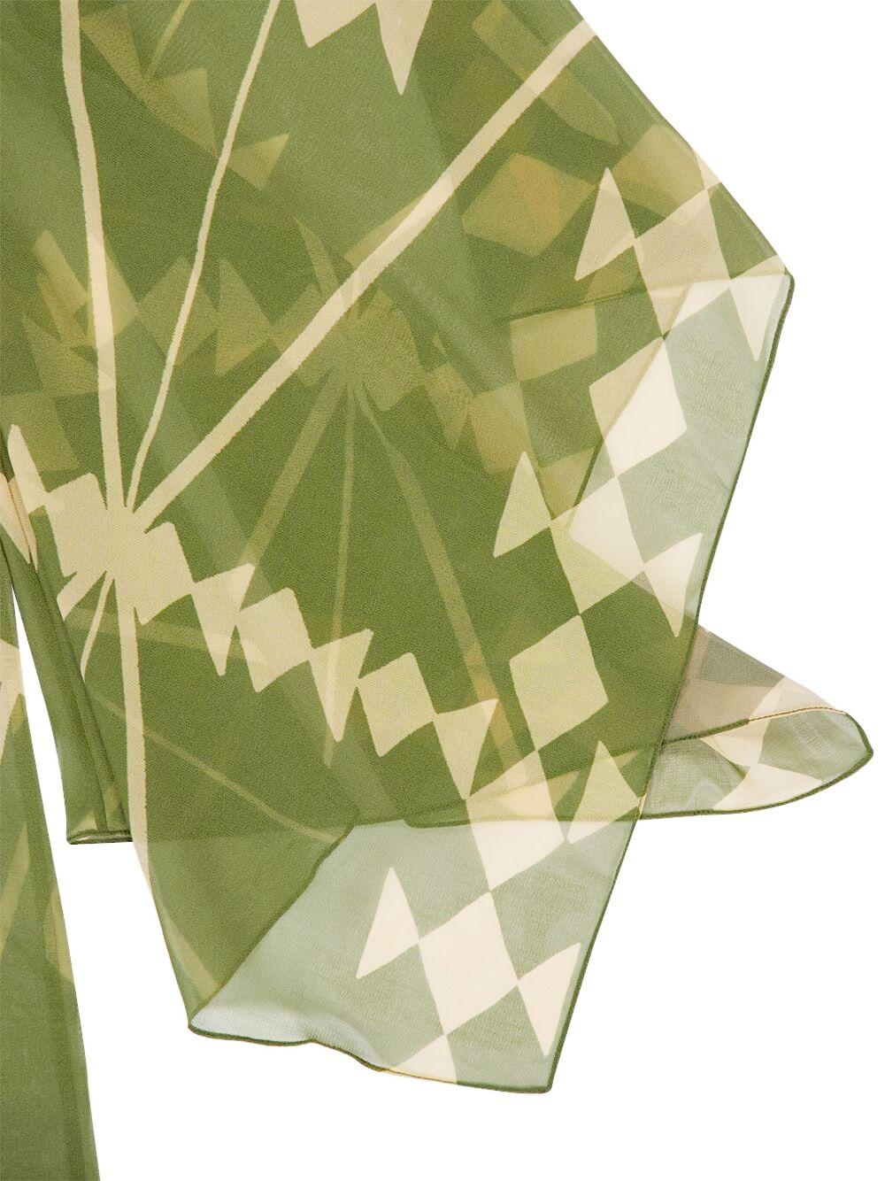 geometric-print wrap maxi dress Product Image