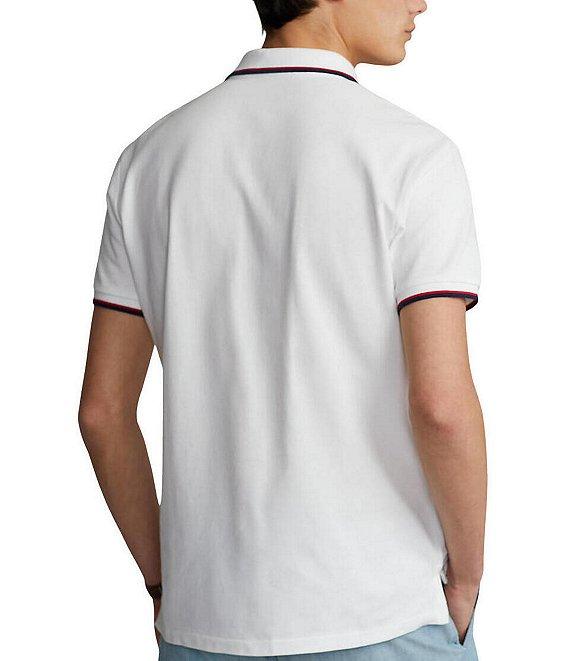 Polo Ralph Lauren Classic Fit Tipped Mesh Short Sleeve Polo Shirt Product Image
