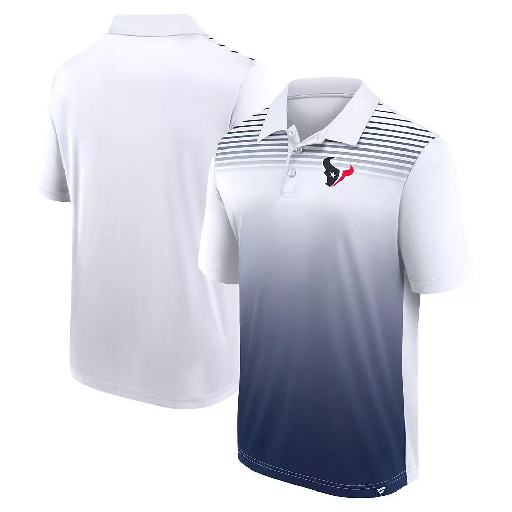 Men's White/Navy Houston Texans Sandlot Game Polo,  Product Image