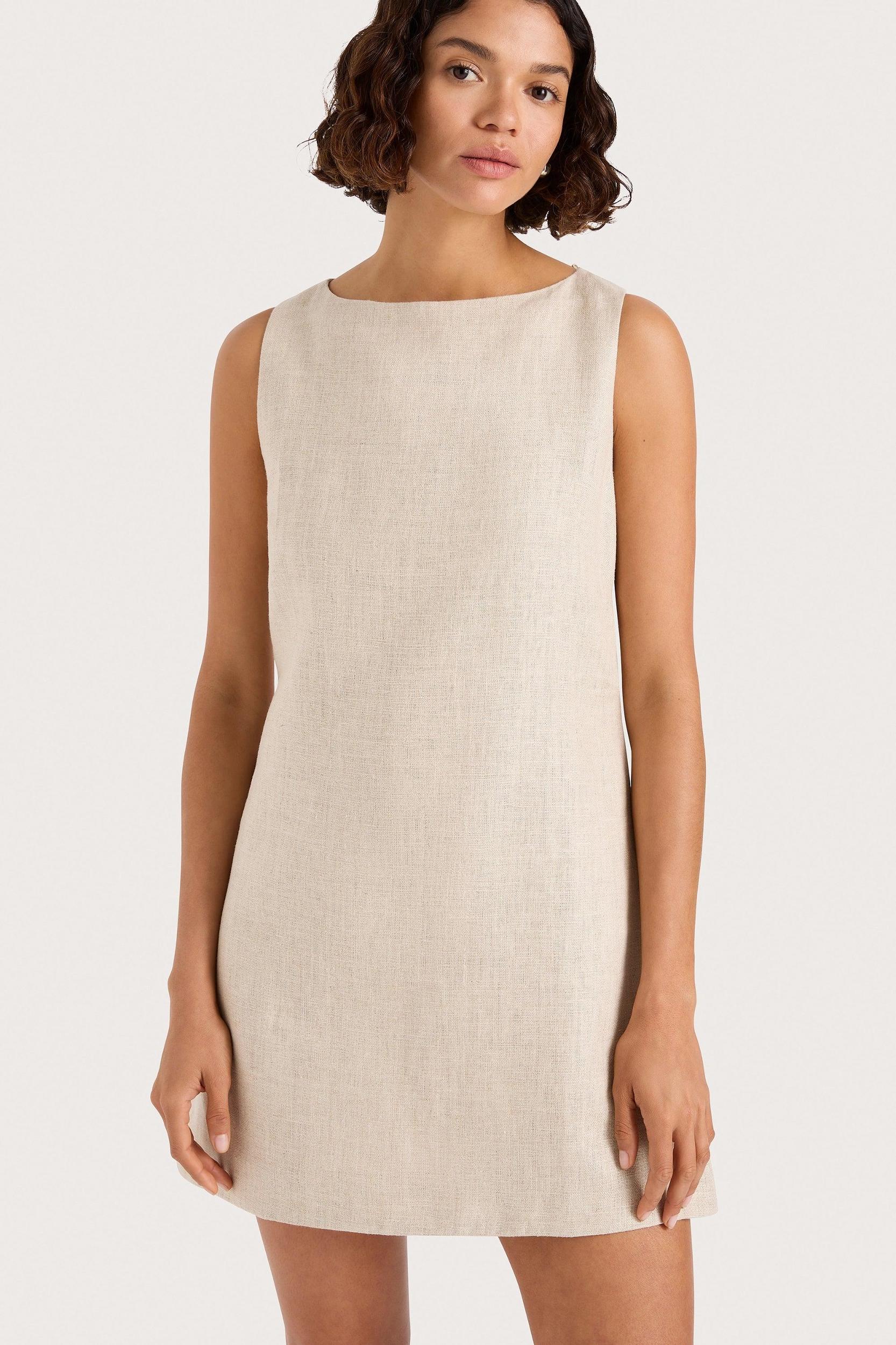 Kelly Mini Dress Natural Product Image