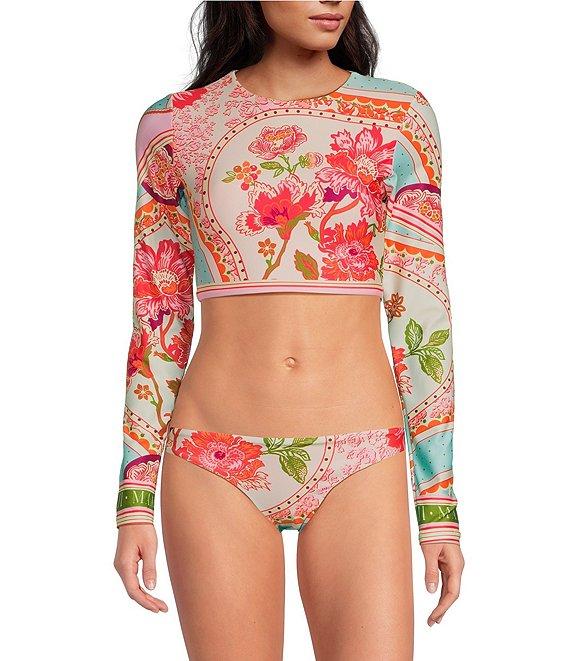 Maaji Flirt Floral Groove Reversible Classic Swim Bottom Product Image