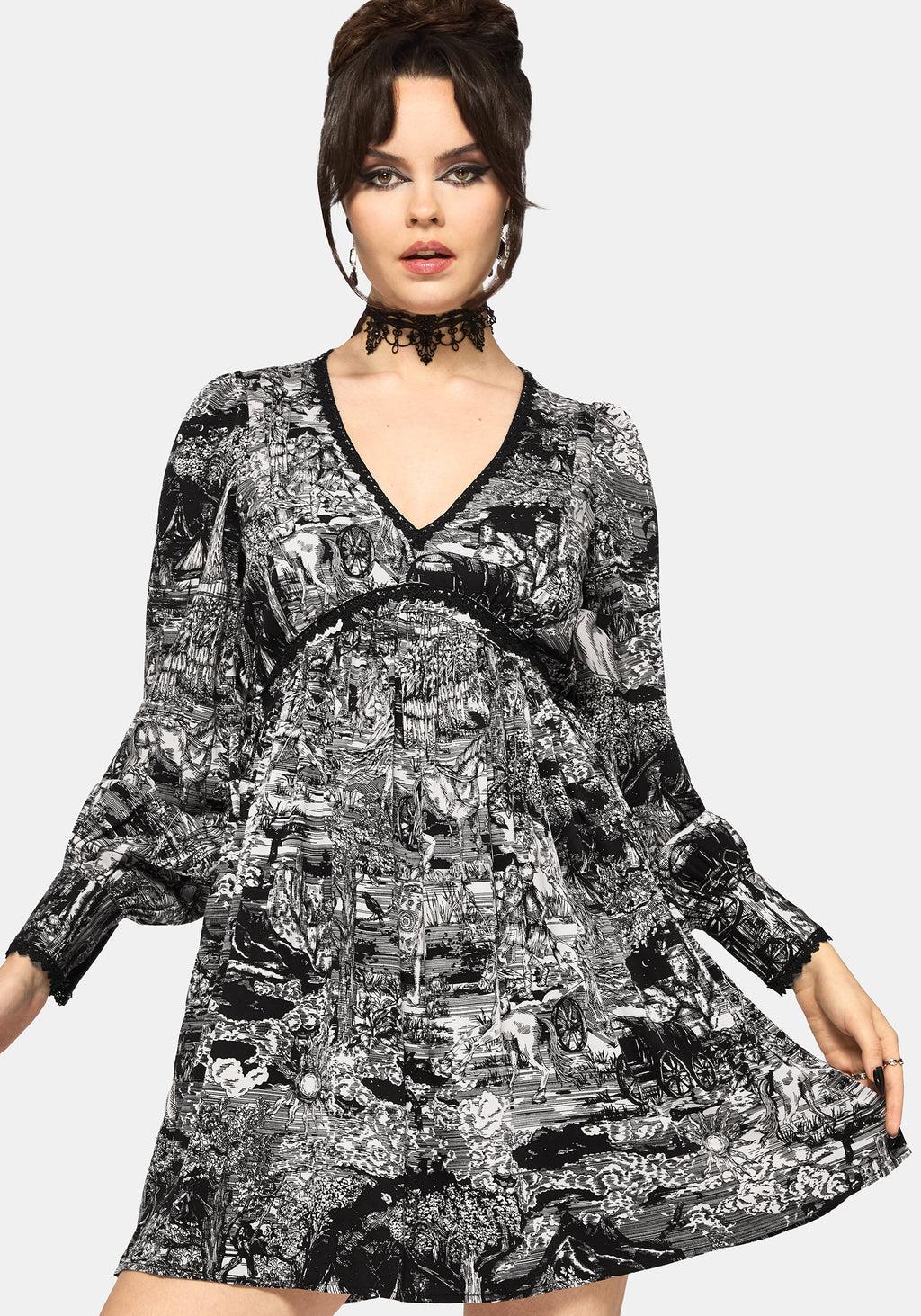 Nara Boudicca Printed Midi Dress Product Image