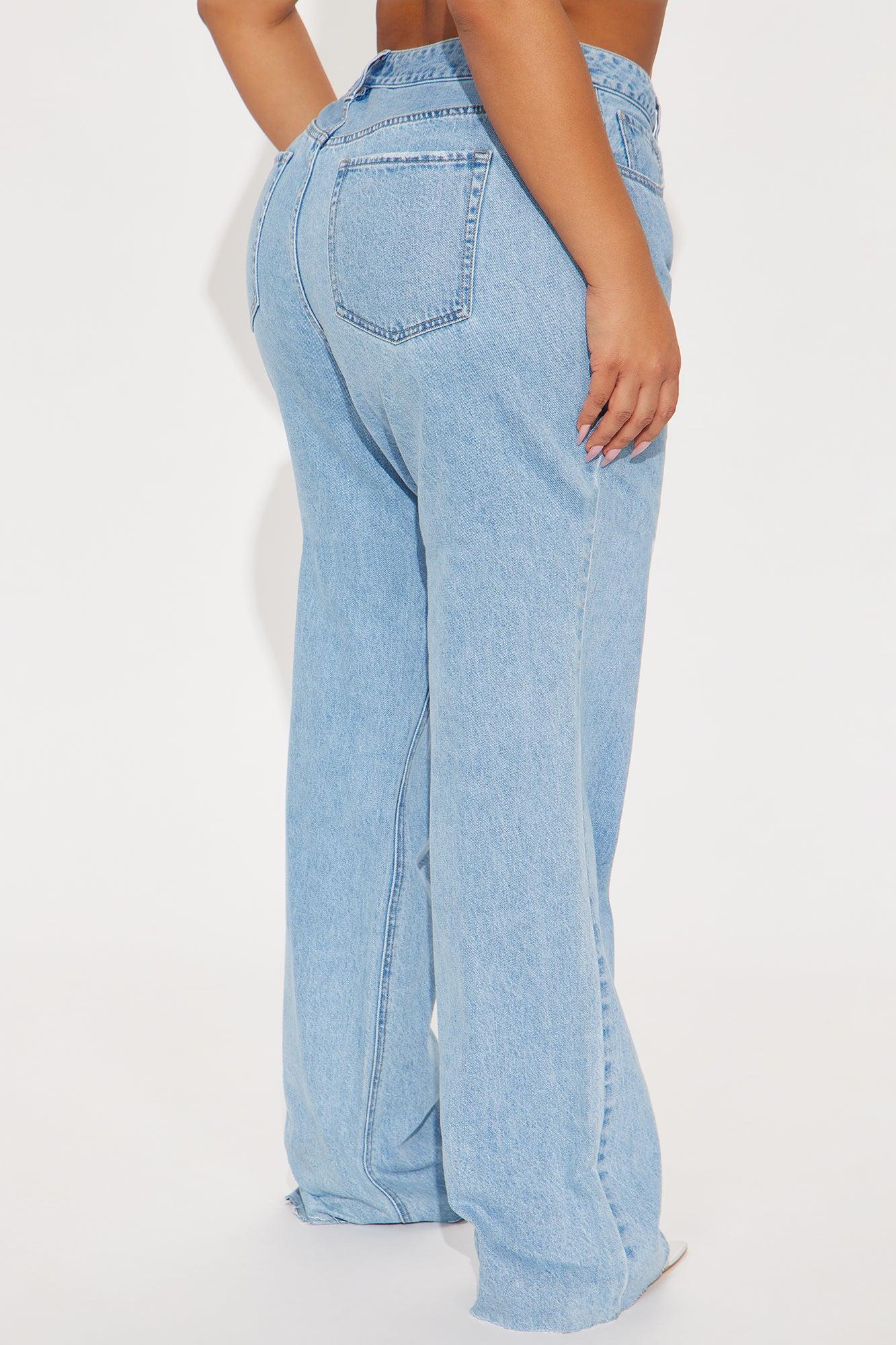 Tall Winona 90's Wide Leg Jeans - Medium Blue Wash Female Product Image