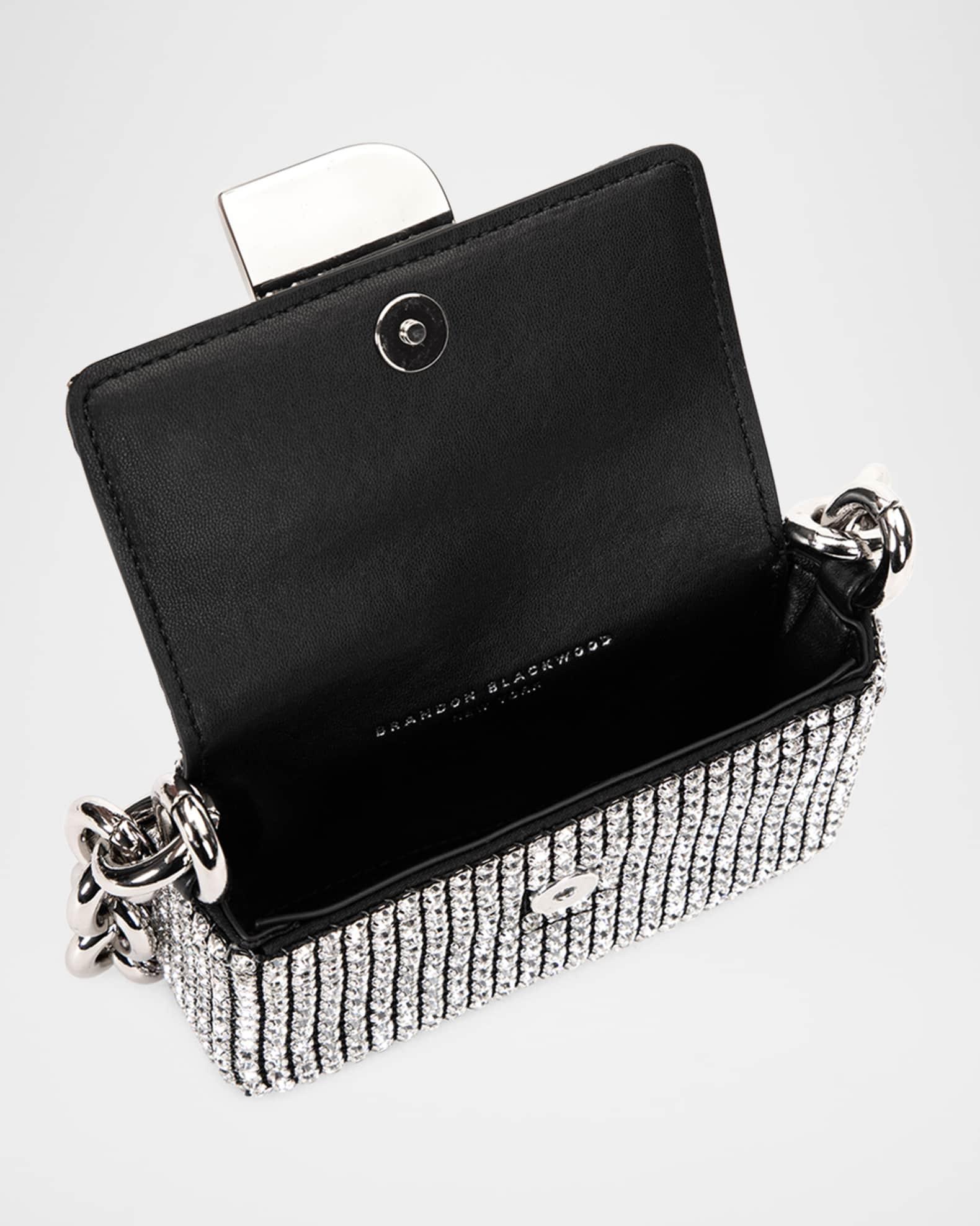 Micro Nia Crystal Leather Shoulder Bag Product Image