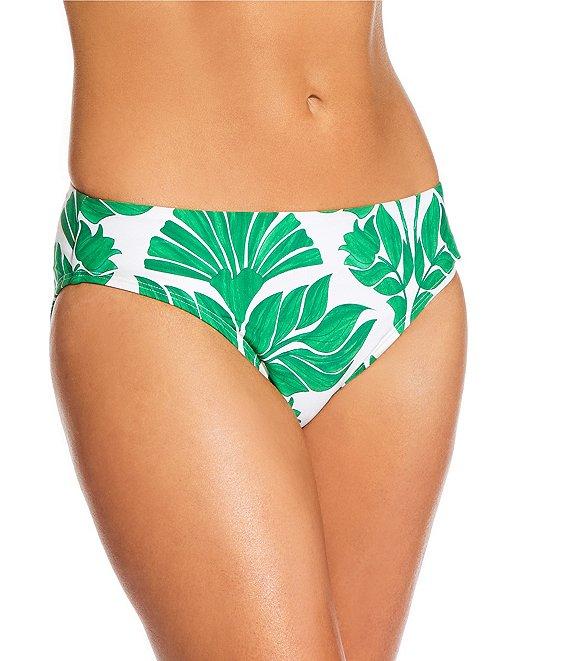 Alex Marie Signature Sculpt Nouveau Tropical Print Mid Rise Swim Bottom Product Image