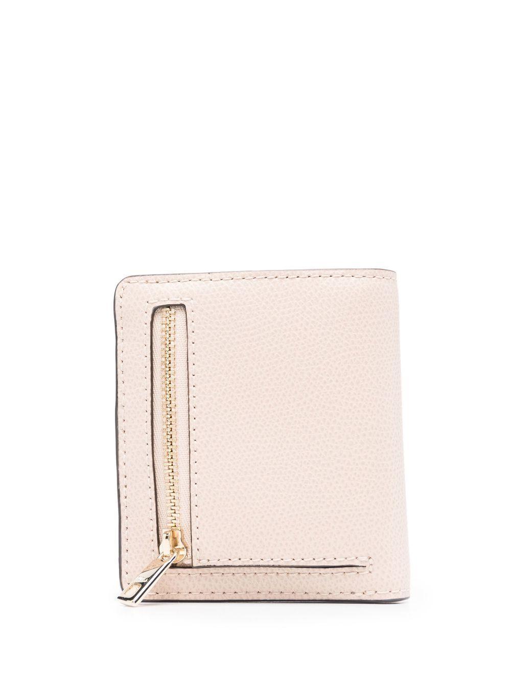 logo-plaque leather bi-fold purse Product Image