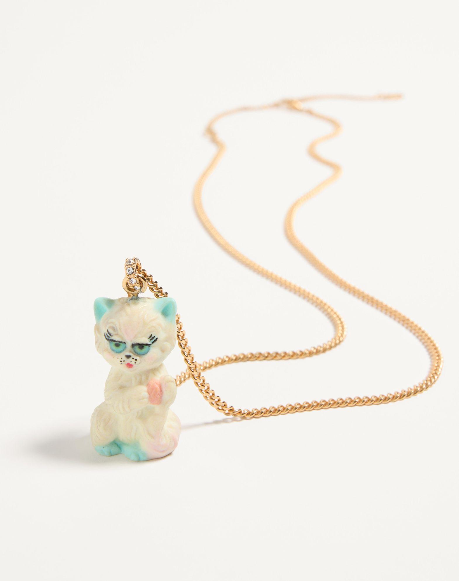 Valentino Garavani Le Chat De La Maison Necklace In Nylon And Metal Product Image