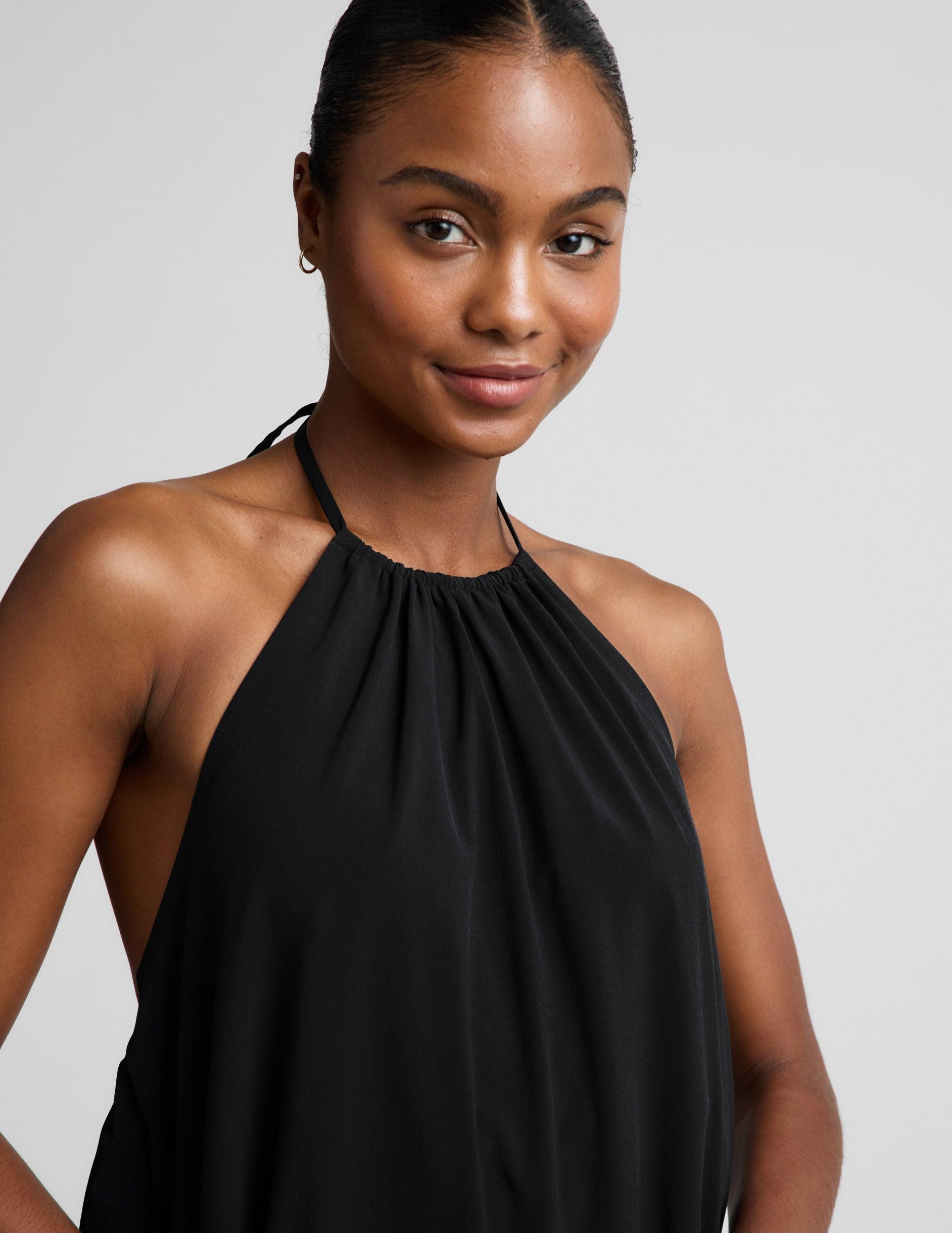 Go With The Flow Halter Dress Product Image