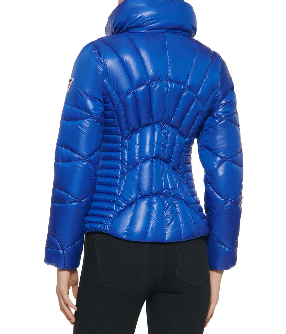 Quilted Puffer Jacket Indigo Product Image