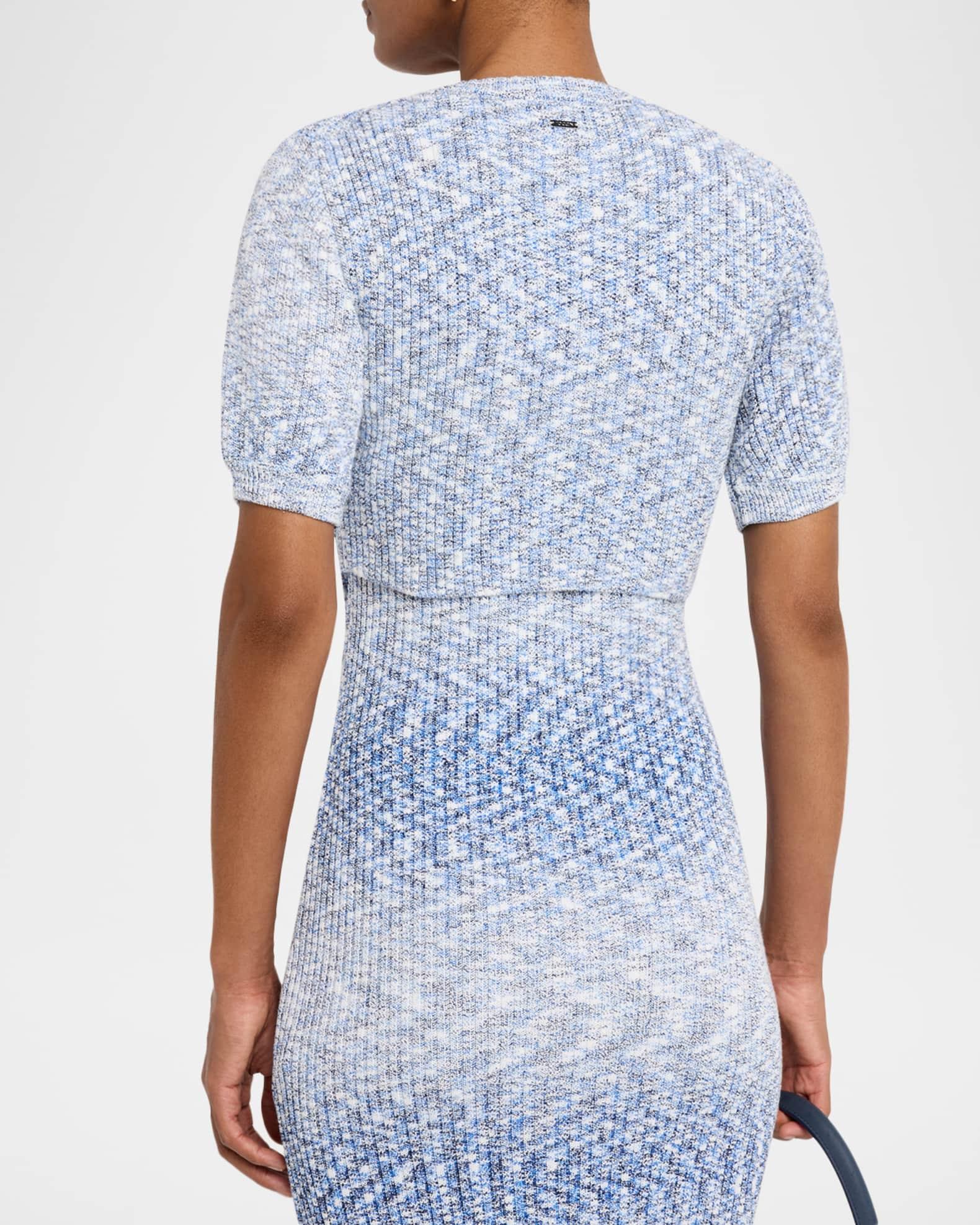 Christy Cropped Short-Sleeve Cardigan Product Image