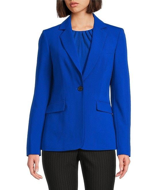 DKNY by Donna Karan Notch Lapel One-Button Jacket Product Image