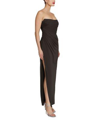 Patrice Ruched Matte Jersey Gown   Product Image