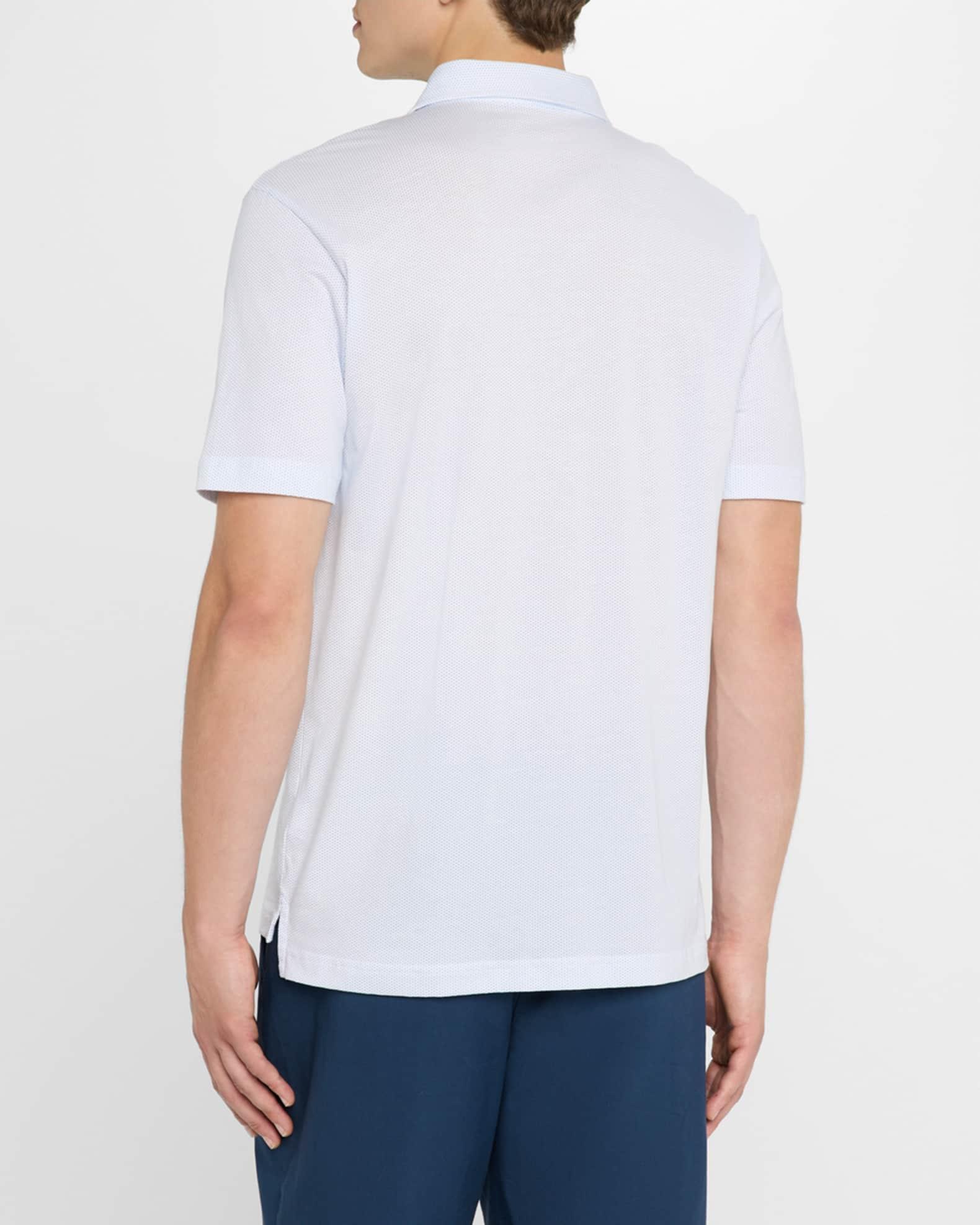 Men's Crown Comfort Polka Dot Polo Shirt Product Image