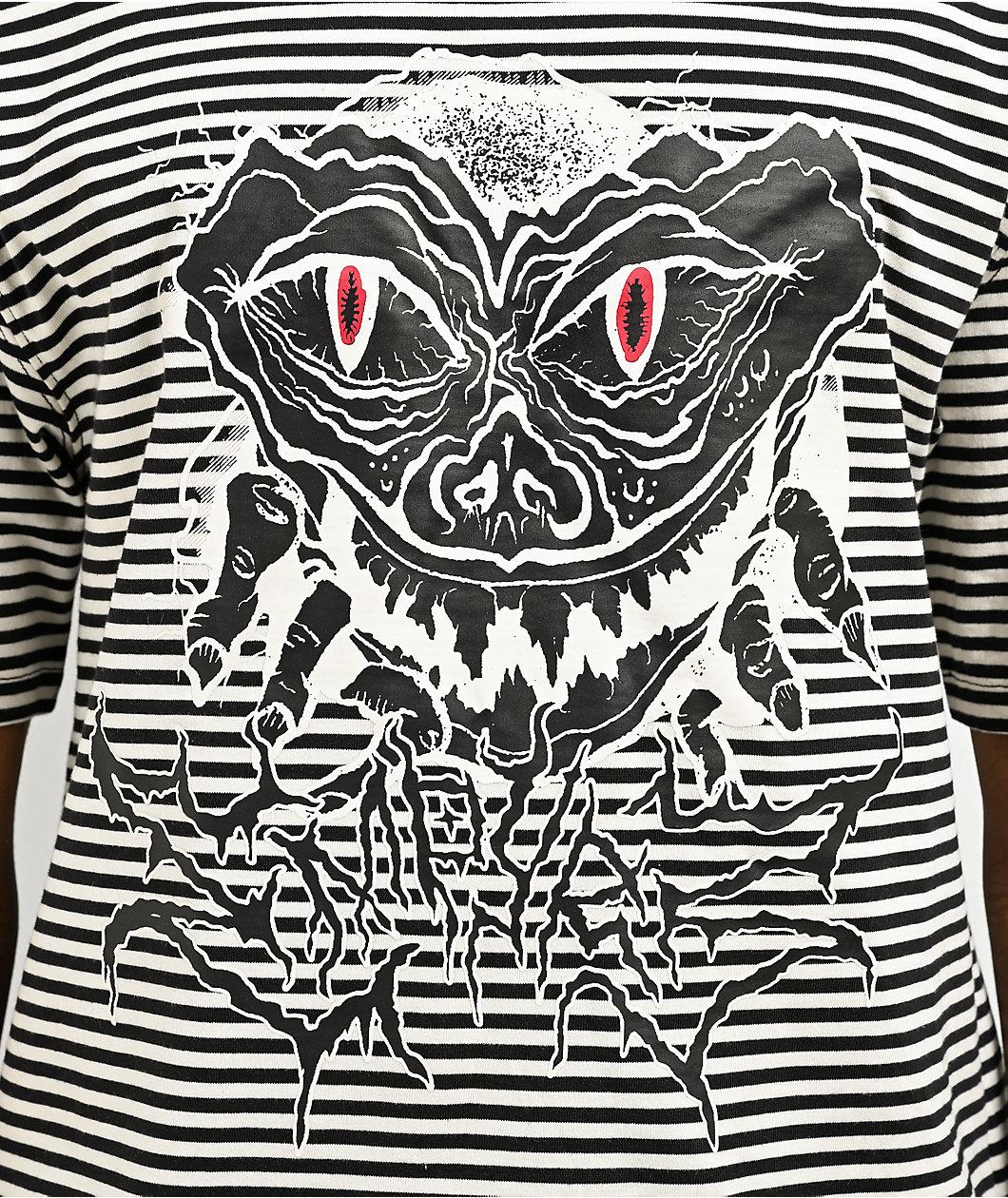 Empyre Jack Knit Black & White Stripe T-Shirt Product Image