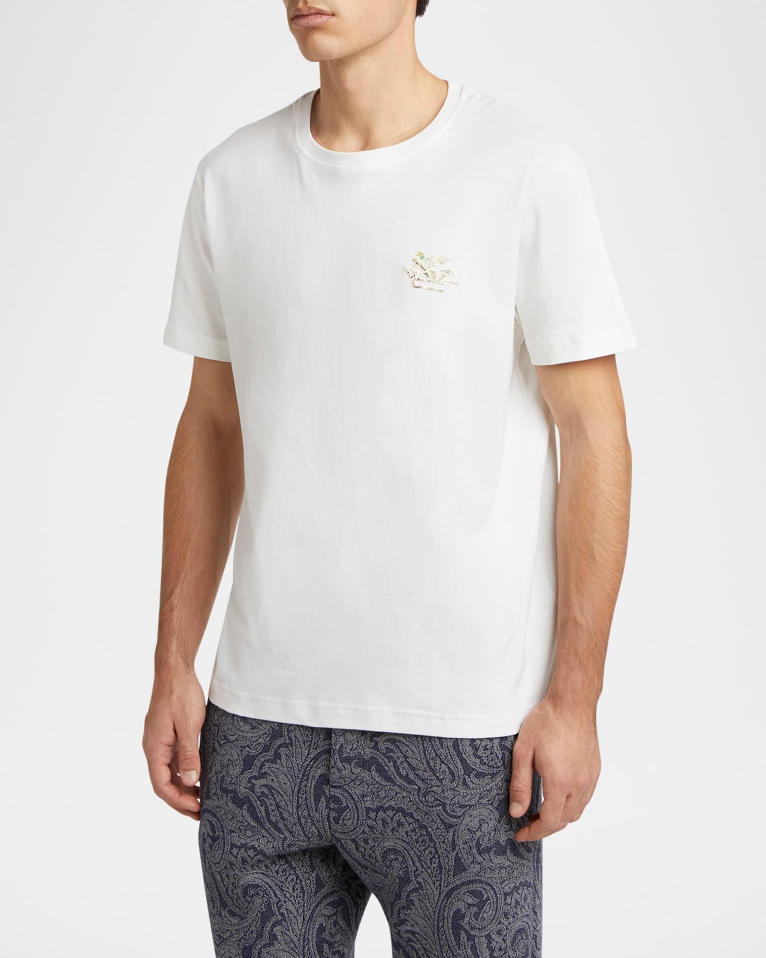 Men's Chest Logo Graphic Crewneck T-Shirt Product Image