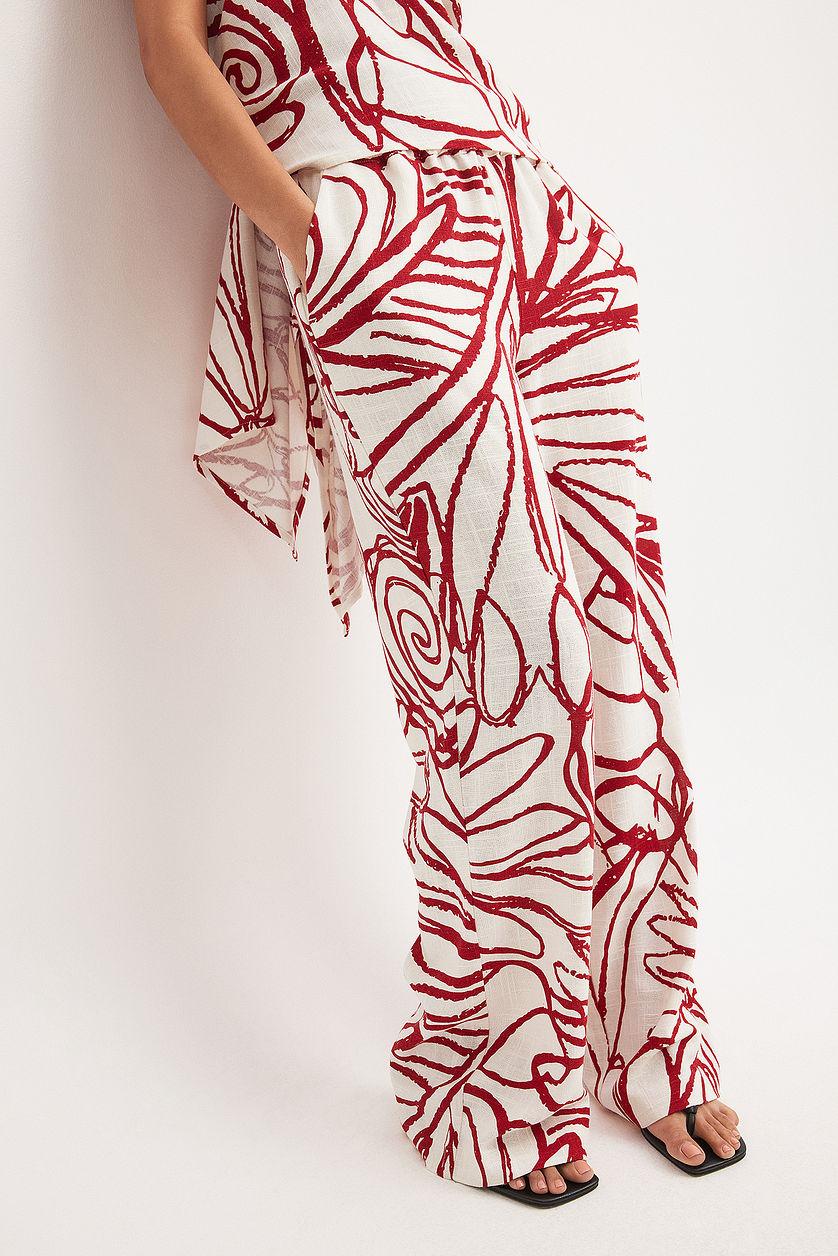 Linen Blend Pants Product Image