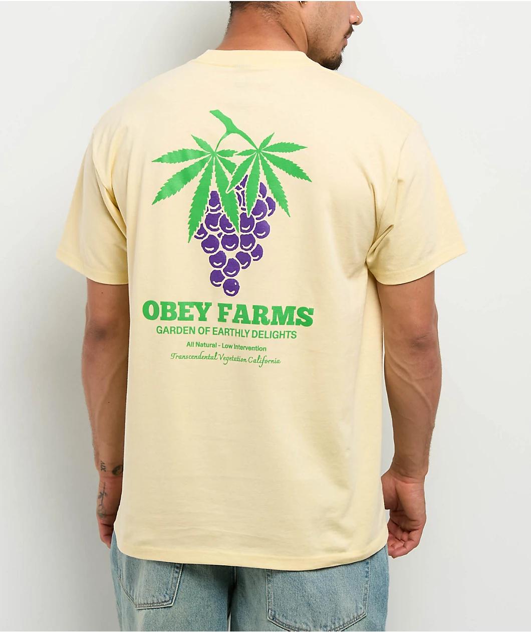 Obey Farms Natural T-Shirt Product Image