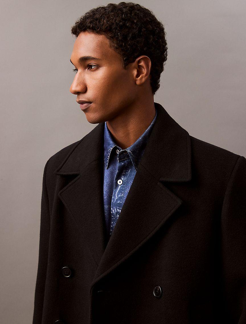 Double Faced Wool Blend Coat Product Image