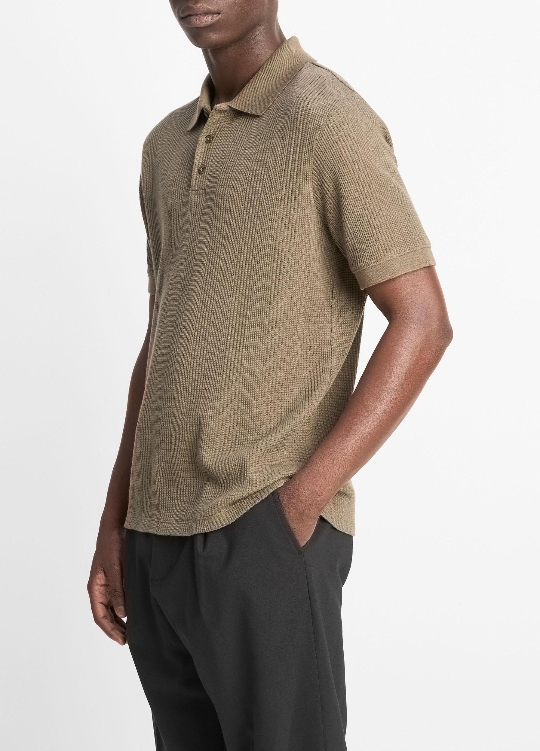 Variegated Pima Cotton Polo Shirt Product Image