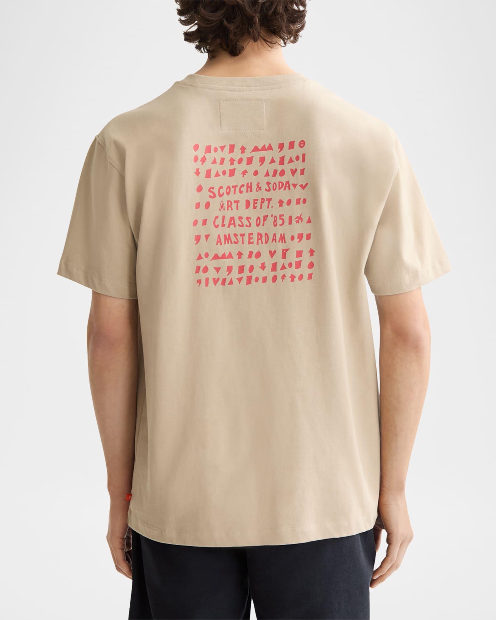 Men's Relaxed-Fit Artwork Graphic T-Shirt Product Image