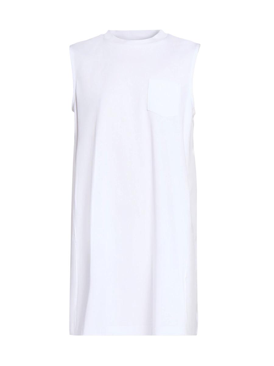 Womens Cotton Poplin & Jersey Dress Product Image