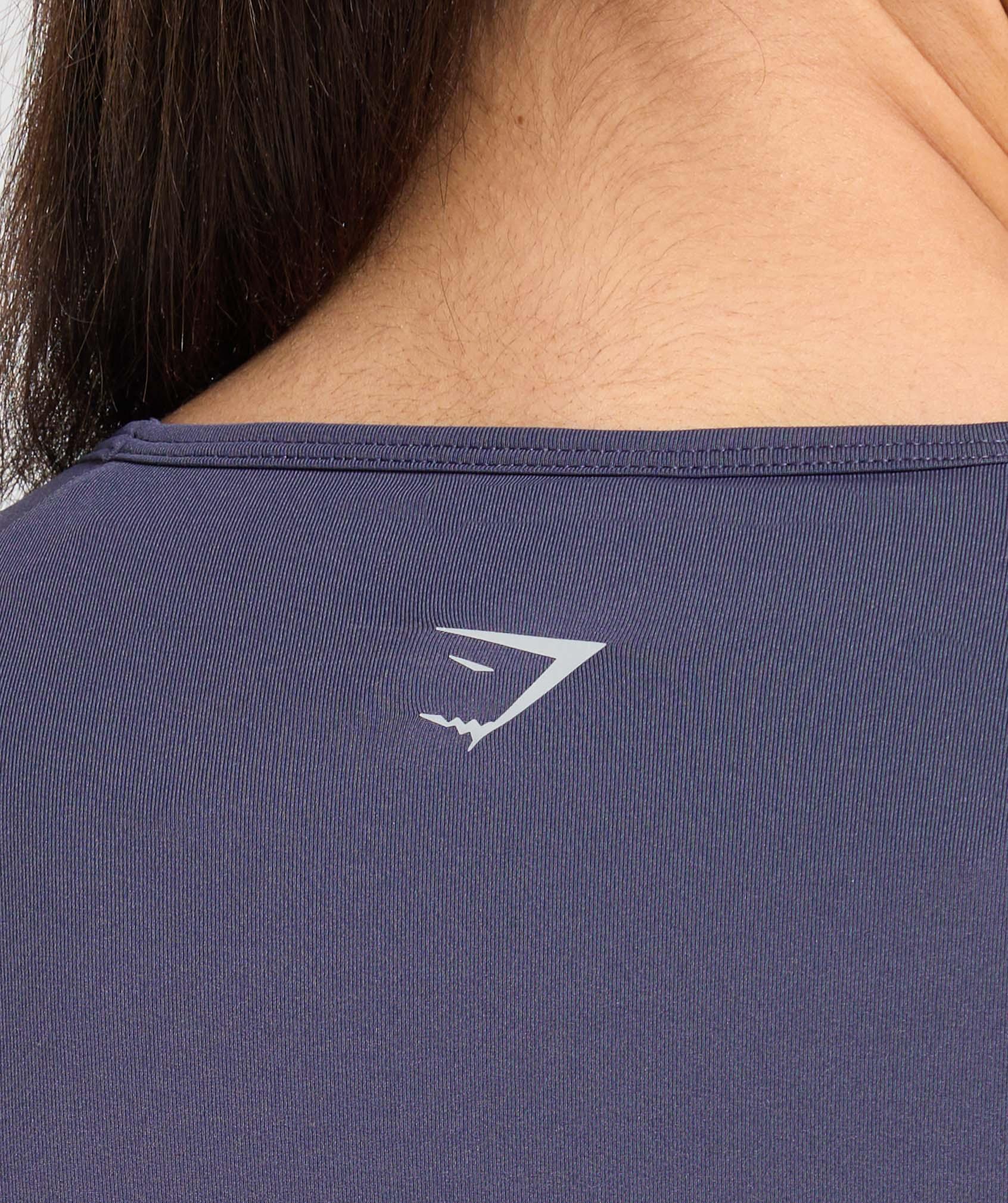 Gymshark Running Long Sleeve Top - Weighted Purple Female Product Image