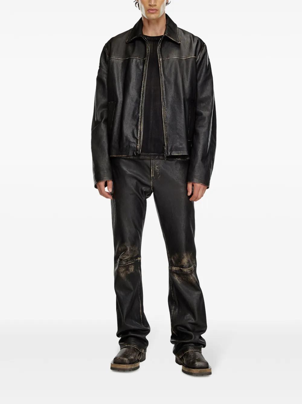 L-Blixia leather jacket Product Image