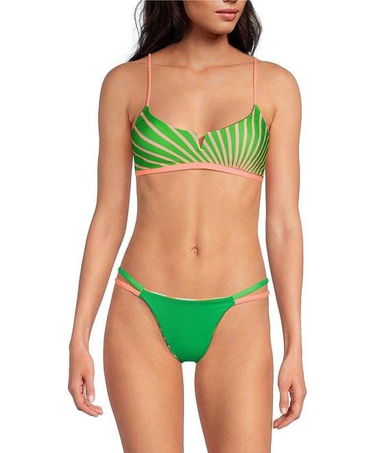 Maaji Stellar Sunrise Colada Reversible Double Tab Side Swim Bottom Product Image