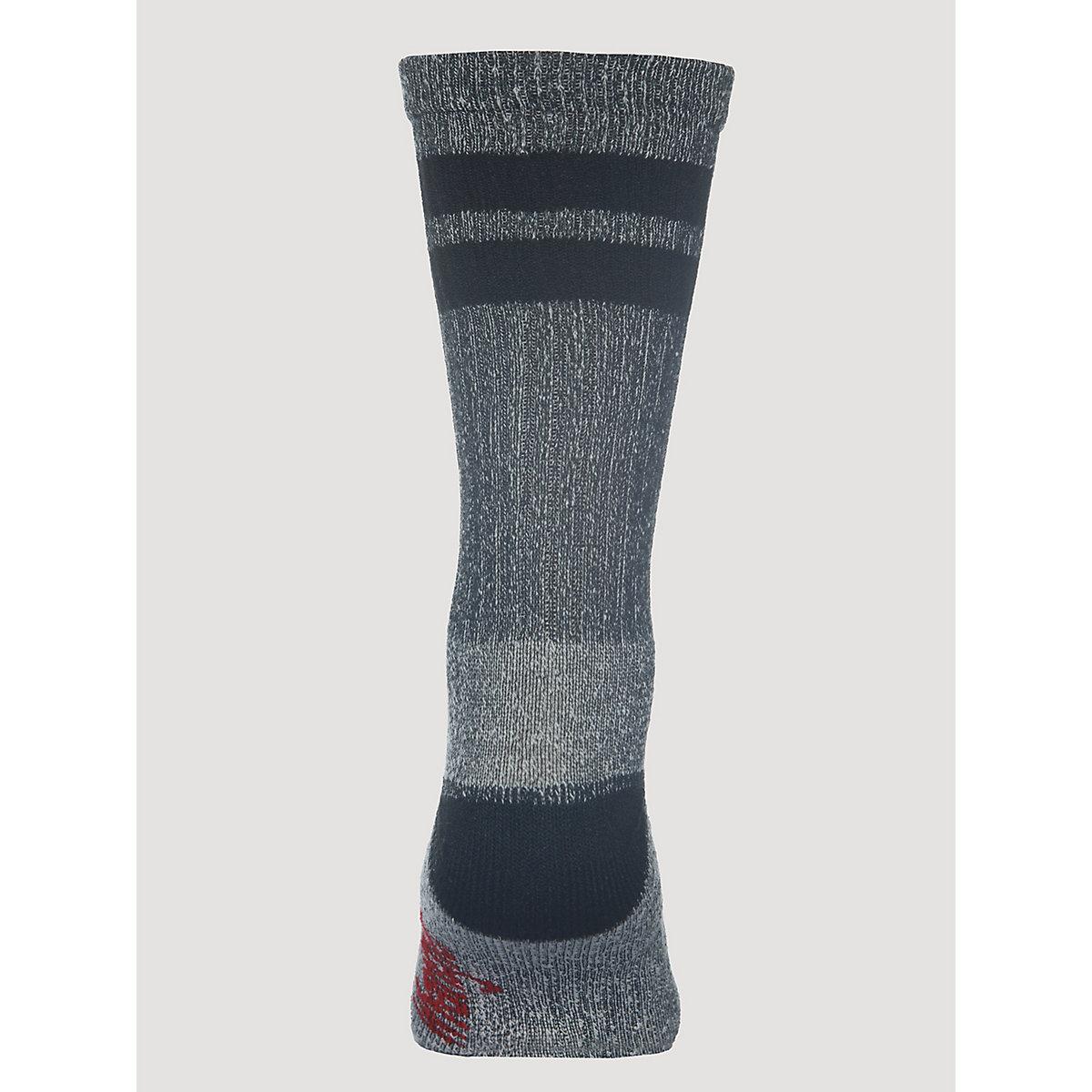 Men's Wool Stripe Work Socks (3-pack) Product Image