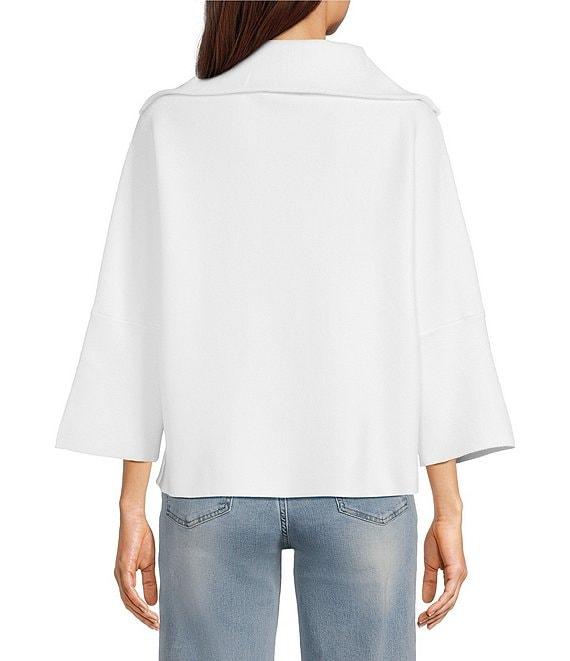 APNY Knit V-Neck 3/4 Sleeve Top Product Image