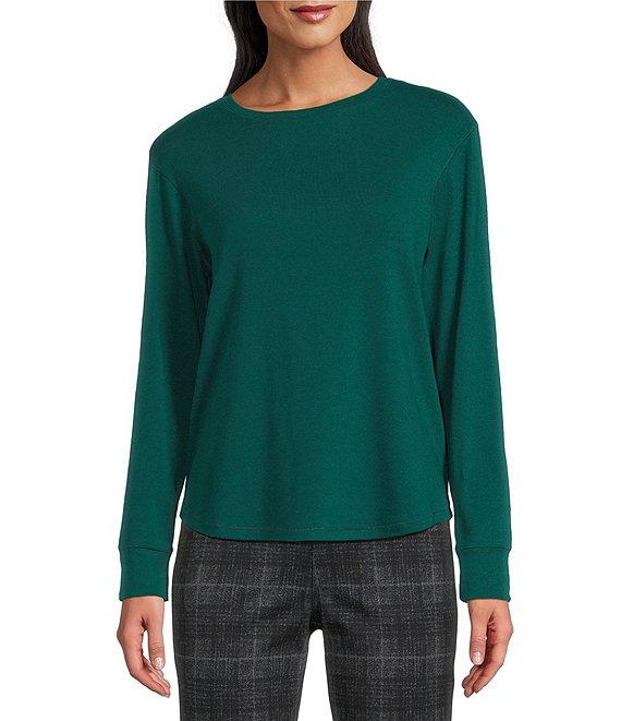 Westbound Long Sleeve Crew Neck Knit Tee Product Image