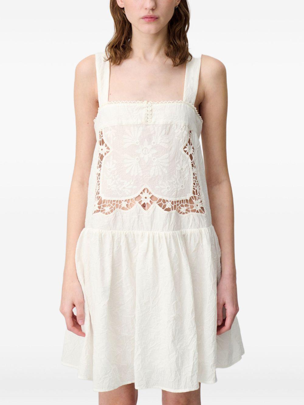 embroidery mini dress Product Image