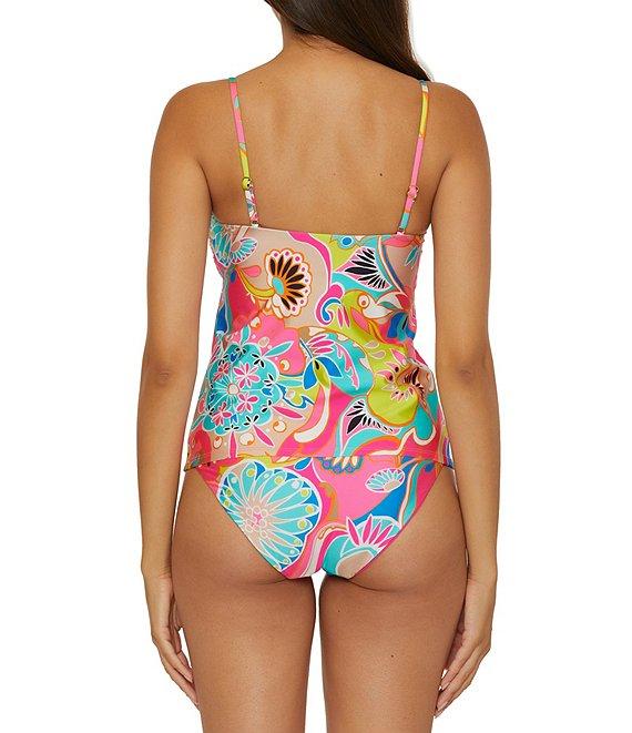 Trina Turk Venus Abstract Print Reversible Hipster Swim Bottom Product Image