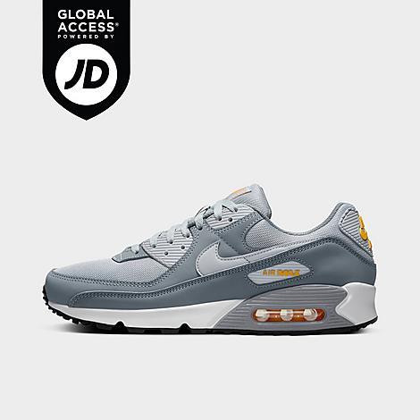 Nike Mens Air Max 90 Casual Shoes in Cool Grey/Black/Sundial Product Image