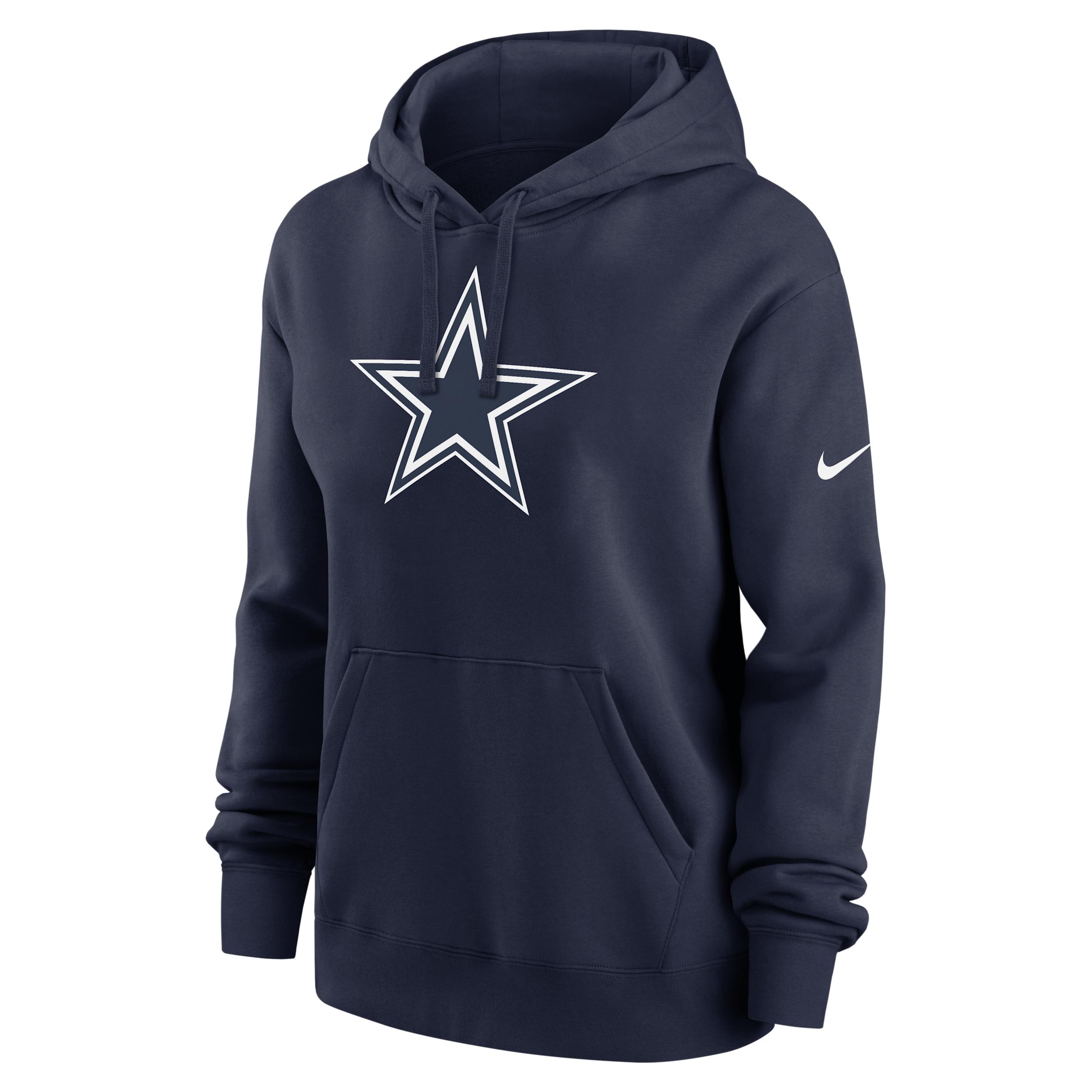 Dallas Cowboys Club Nike Womens NFL Pullover Hoodie | 00Z541S7RD-LT3 Product Image