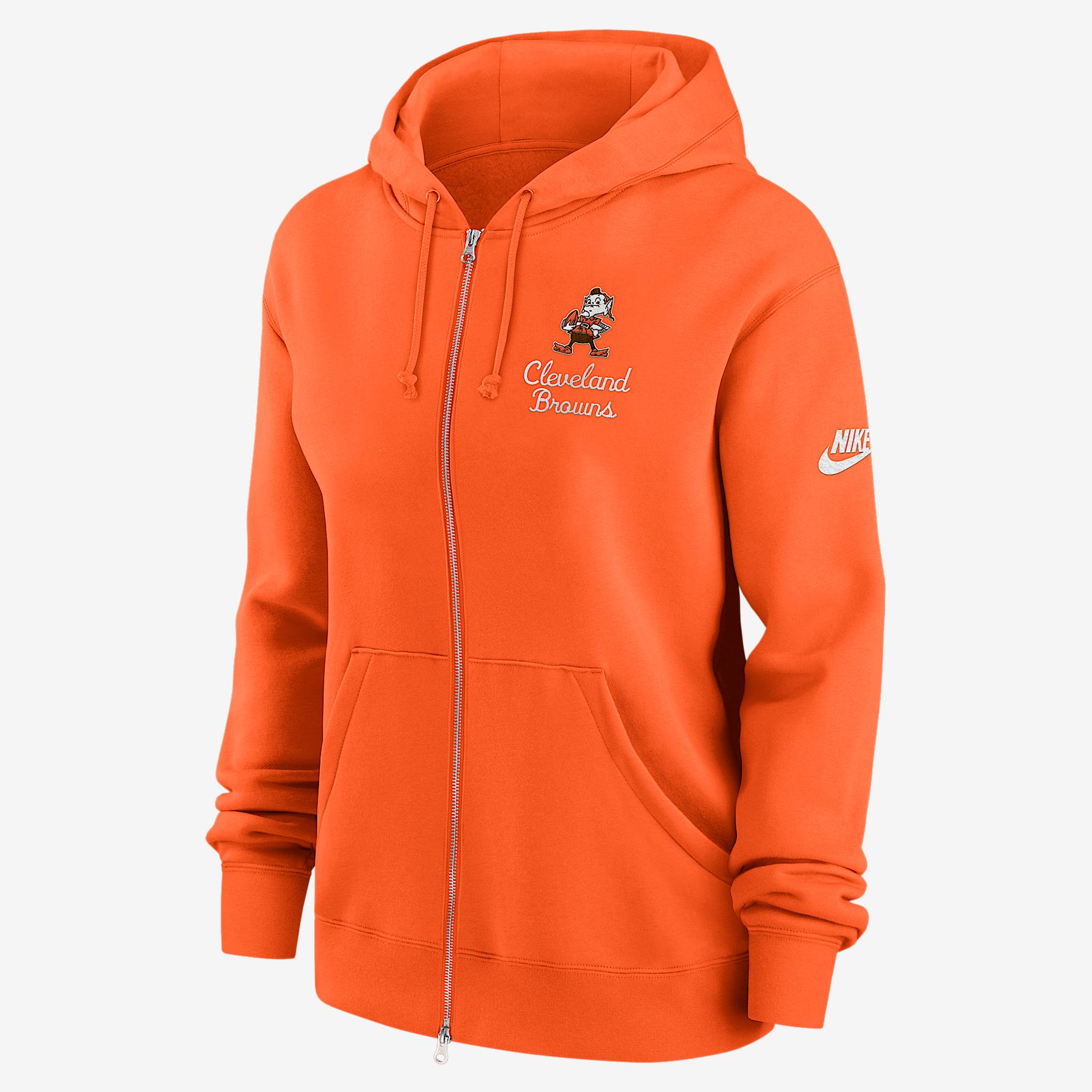 Cleveland Browns Phoenix Rewind Nike Womens NFL Full-Zip Hoodie | 01D689N93V-AU3 Product Image
