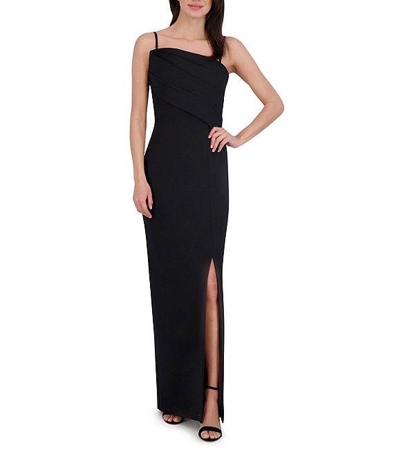 Vince Camuto Origami Draped Neck Sleeveless Ball Gown Product Image