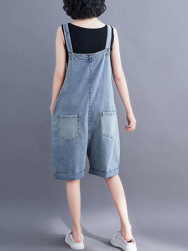 Original With Pocket Denim Overalls Product Image