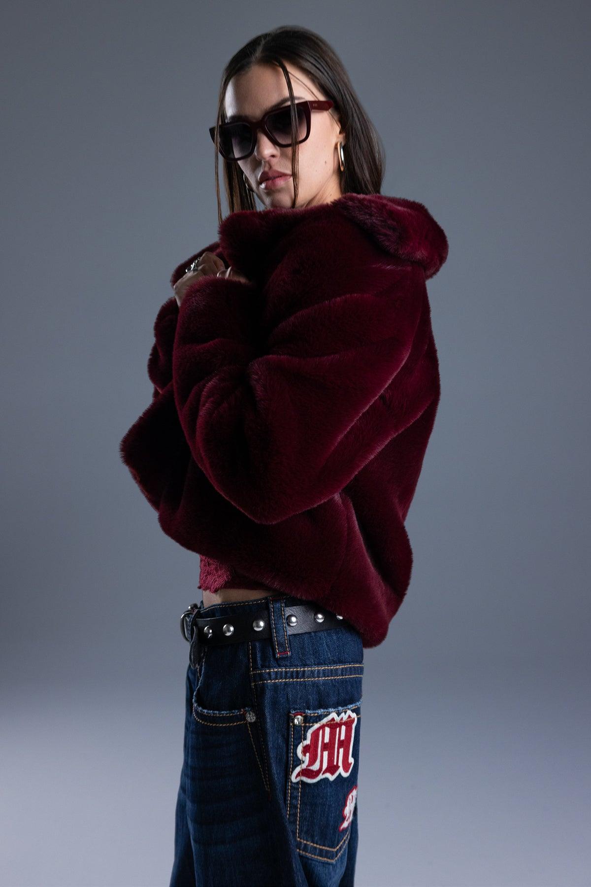 Amari Faux Fur Jacket Product Image