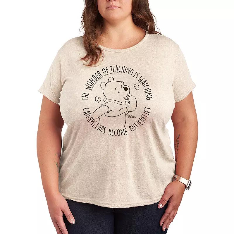 Disney's Winnie The Pooh Teaching Graphic Tee, Women's,  Product Image