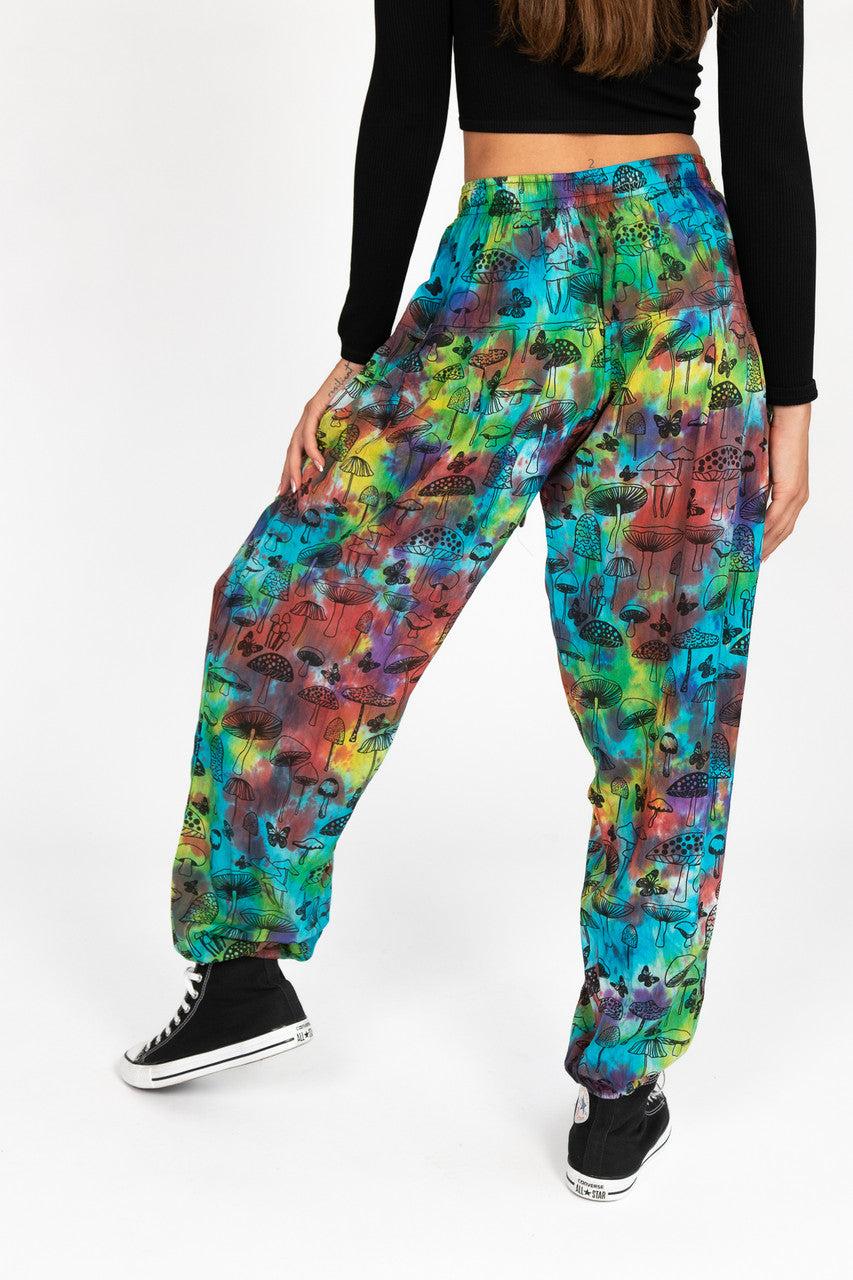 Lightweight Tie Dye Mushroom Joggers Product Image