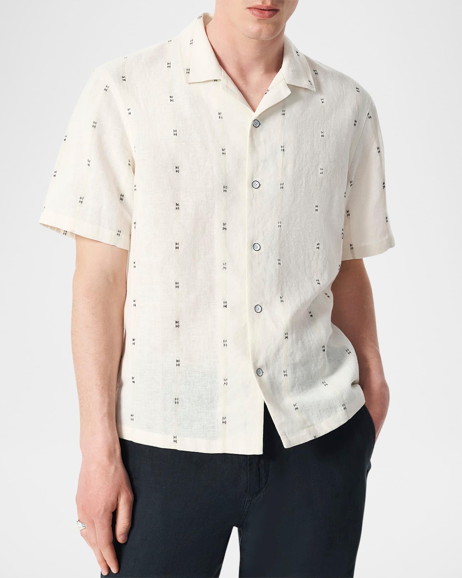 Men's Seersucker Camp Shirt Product Image