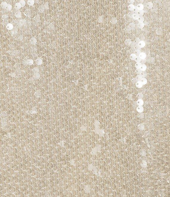 Gianni Bini Kate Sequin V-Neck Long Sleeve Tie Front Coordinating Cardigan Product Image