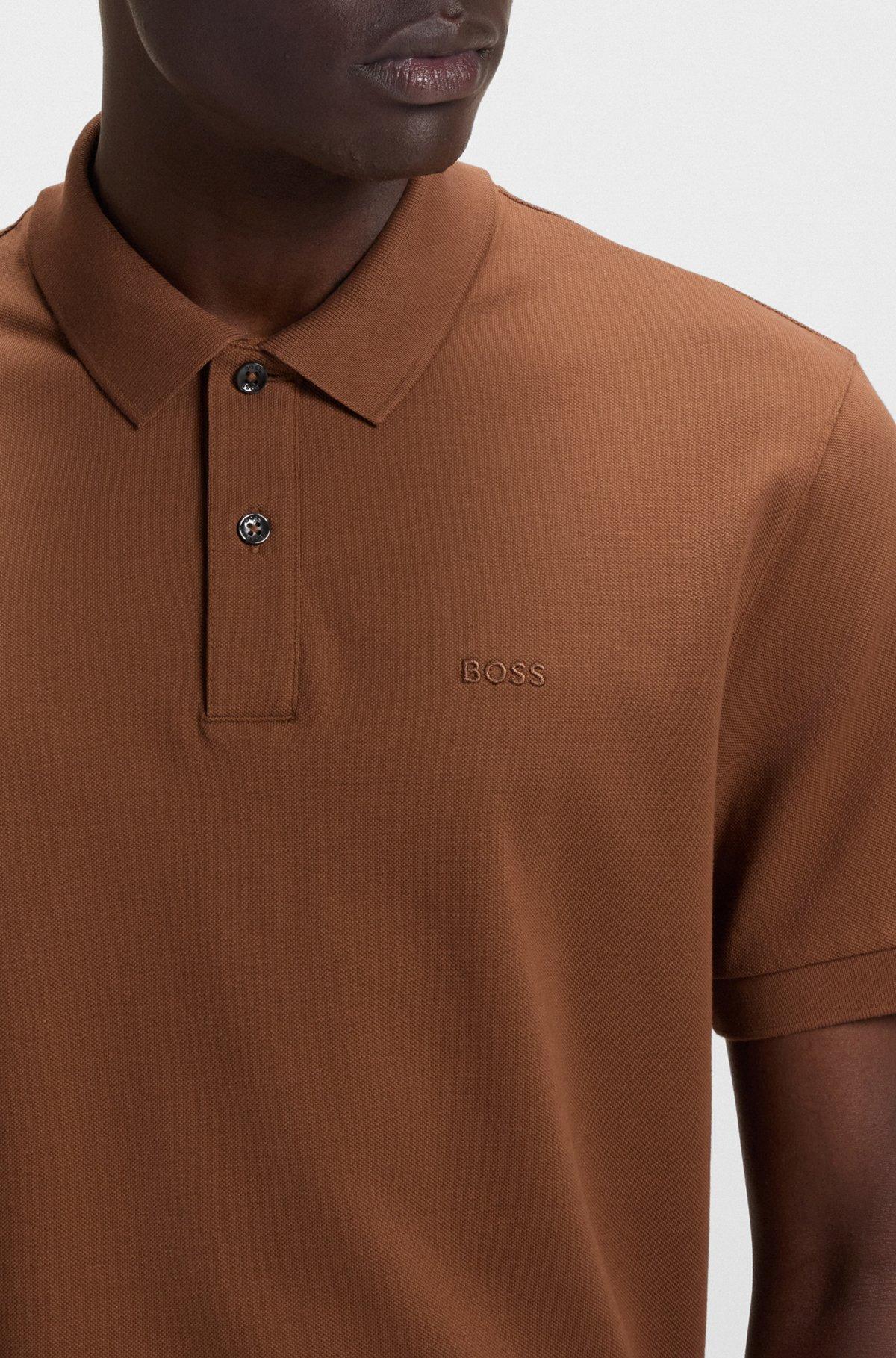 Pallas polo shirt in cotton piqué with logo details Product Image