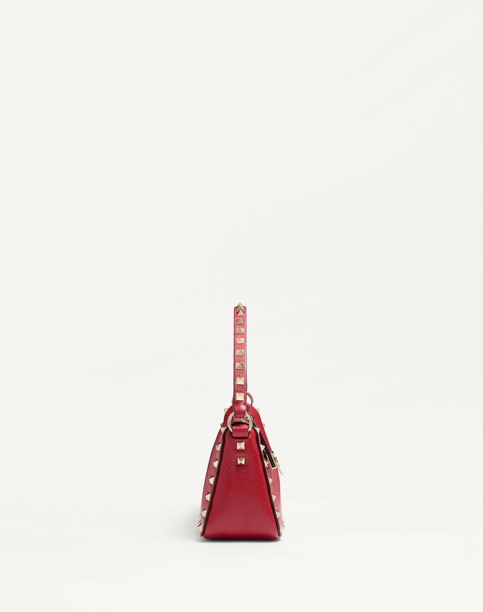 Small Rockstud Grainy Calfskin Crossbody Bag  Product Image