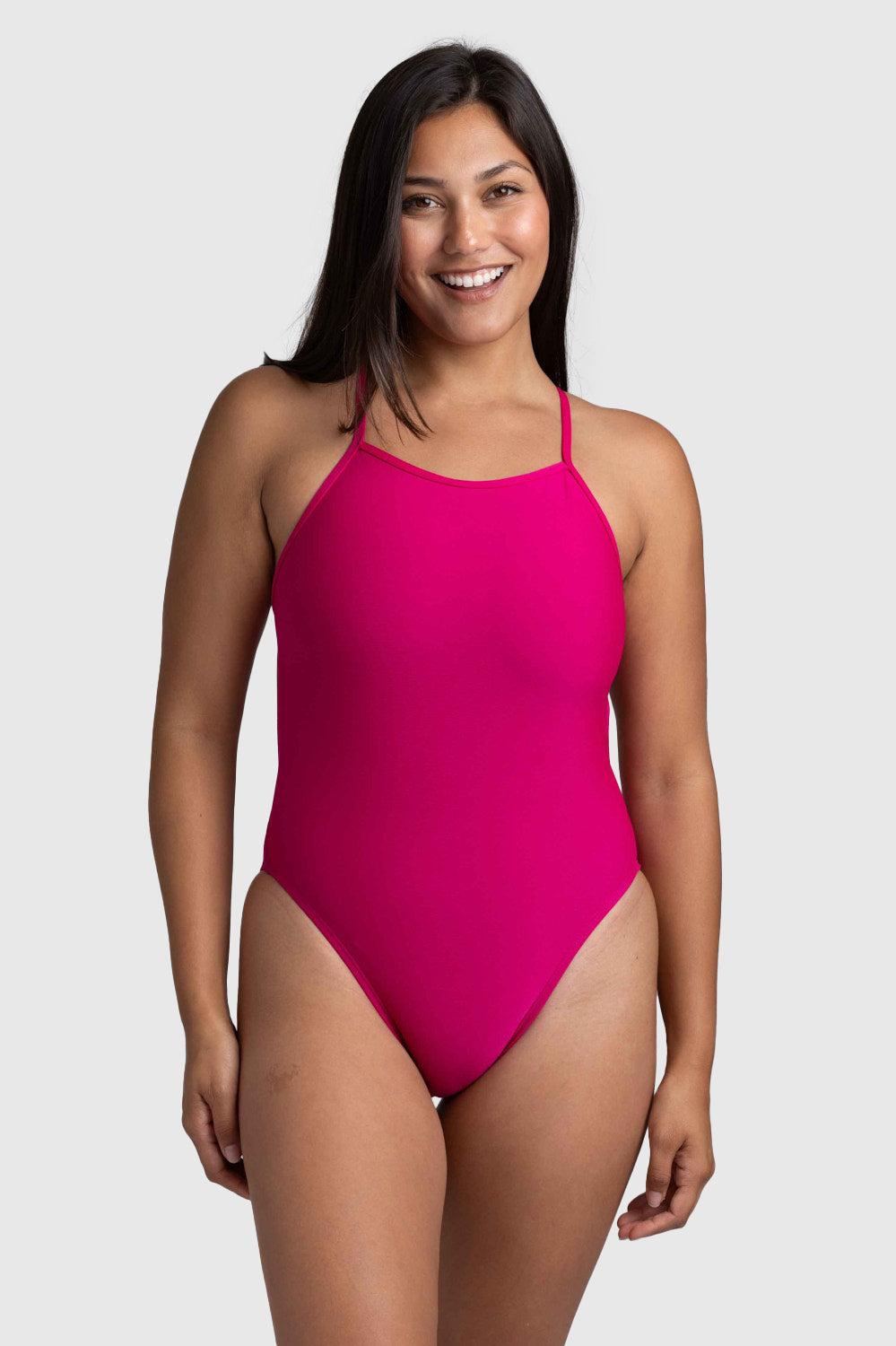 Jackson One Piece Swimsuit - Dragon Fruit Female Product Image