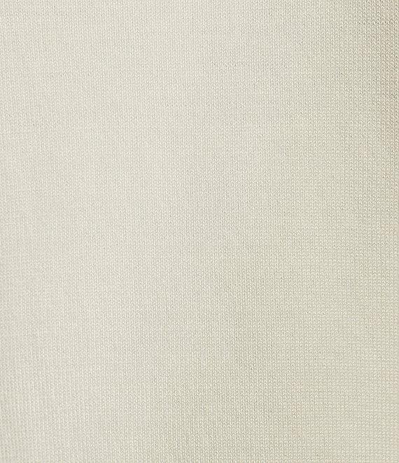 Calvin Klein Crew Neck Elbow Sleeve Knit Top Product Image