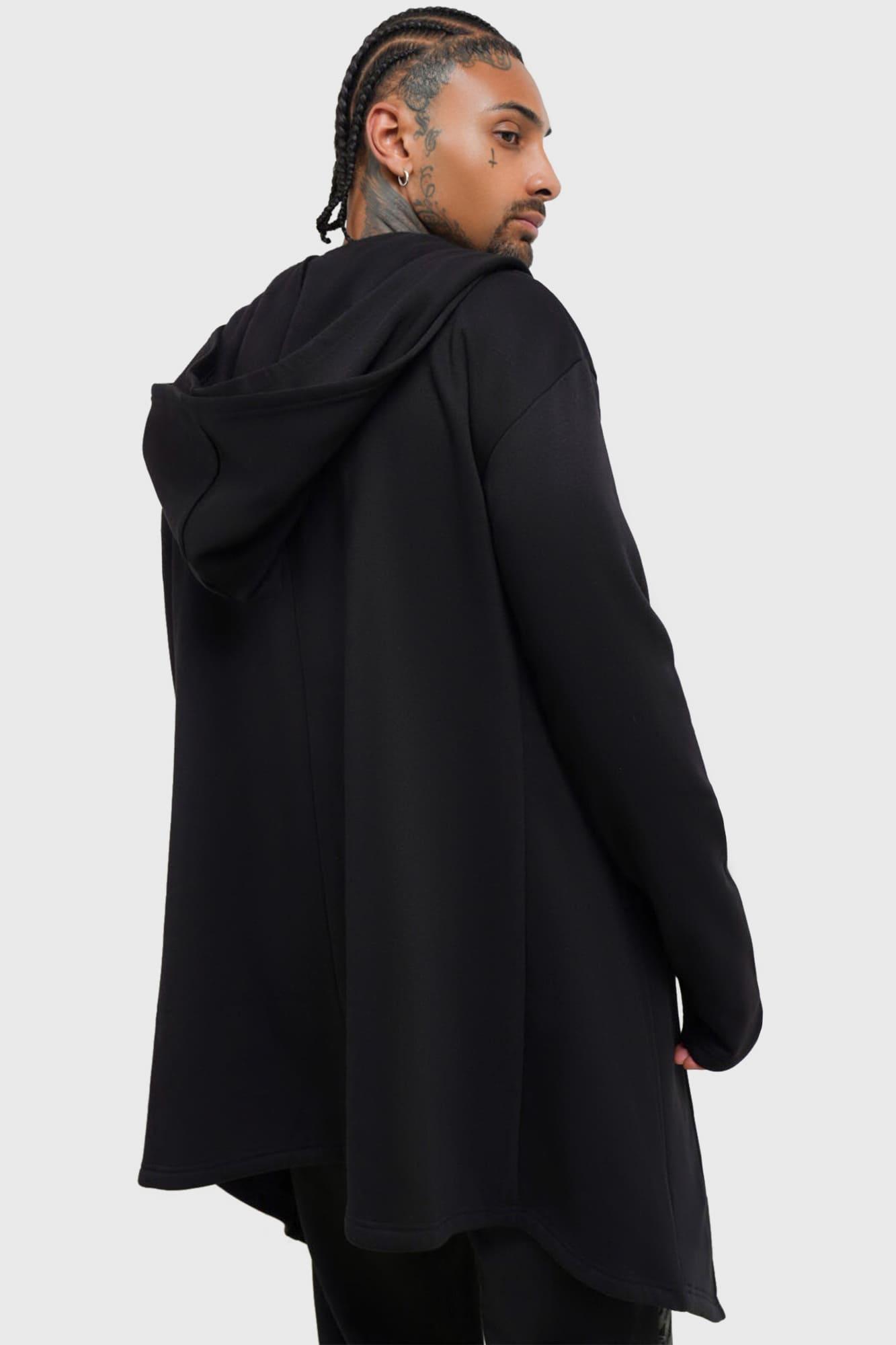 Hardcoded Poetry Longline Hoodie Male Product Image