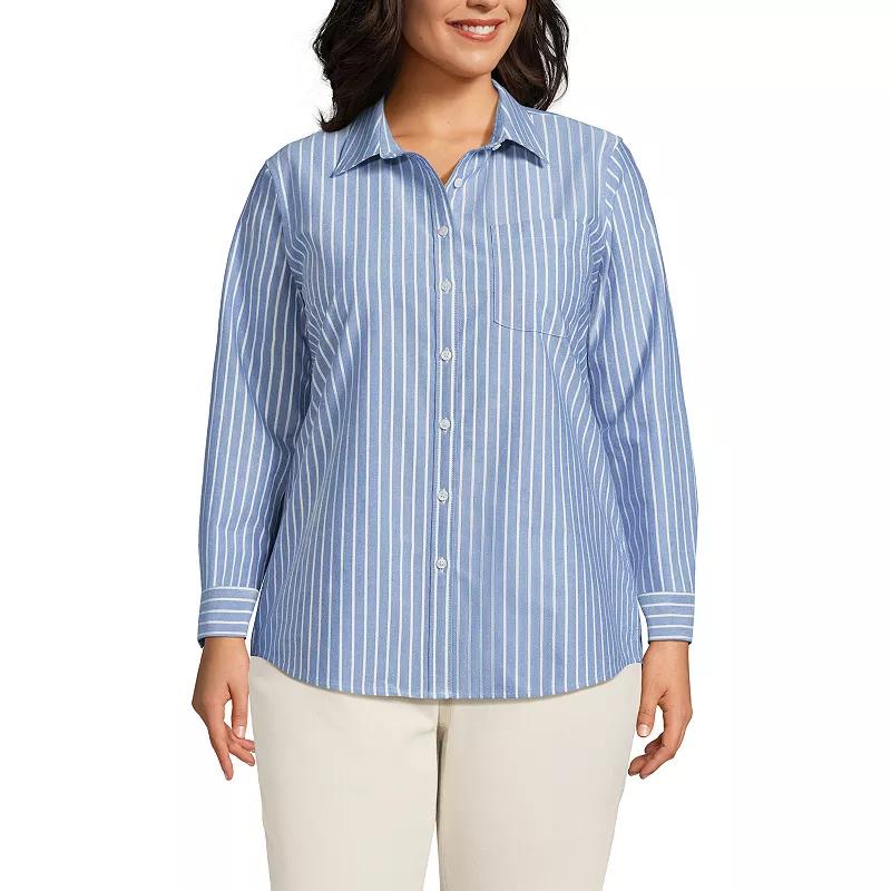 Women's Lands' End Long Sleeve Classic Oxford Dress Shirt,  Product Image